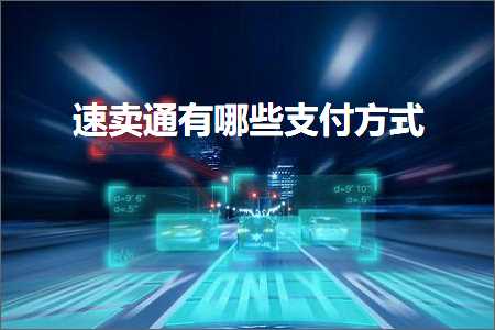 璺ㄥ鐢靛晢鐭ヨ瘑:閫熷崠閫氭湁鍝簺鏀粯鏂瑰紡